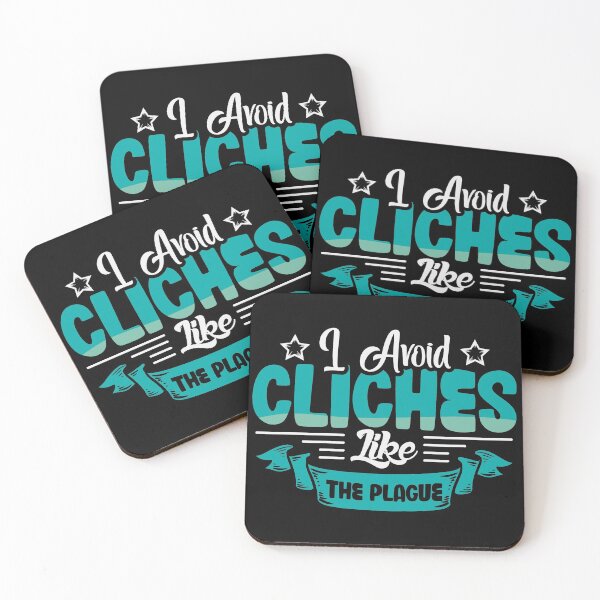 Item preview, I Avoid cliches like the Plague writing reading designed and sold by Grinover.