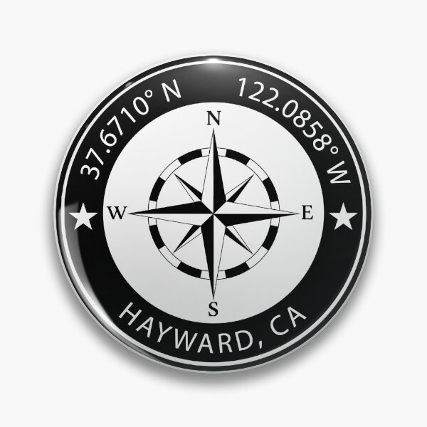 Item preview, Hayward, California Geographical Coordinates designed and sold by TeeOhGraphics.