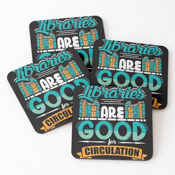 Item preview, Libraries are good for circulation writing designed and sold by Grinover.