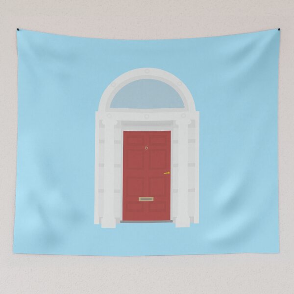 Item preview, Red Dublin Georgian Door designed and sold by IrishItalianGuy.