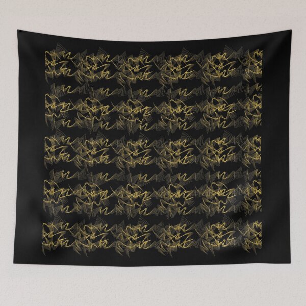 Item preview, Gold Abstract Pattern designed and sold by EnchantedDreamr.