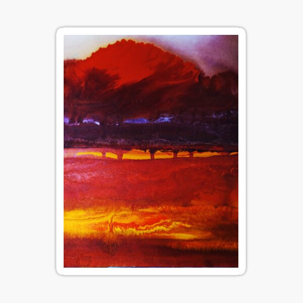 Item preview, Abstracción en amarillo y rojo Rosina 8 designed and sold by bernd49.