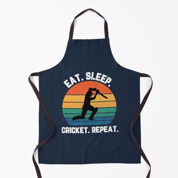 Item preview, Eat Sleep Cricket Repeat Sunset White Text designed and sold by Sour Soul.