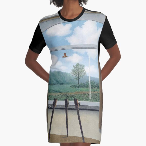 The Human Condition(La condition humaine)-René Magritte Graphic T-Shirt Dress