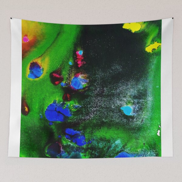 Item preview, Abstraction in blue and green Rosina 6 designed and sold by bernd49.