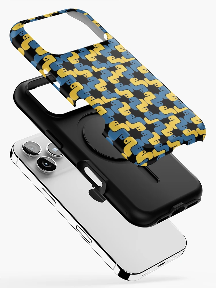 Thumbnail 2 of 4, iPhone Case, python - pattern designed and sold by Indite.