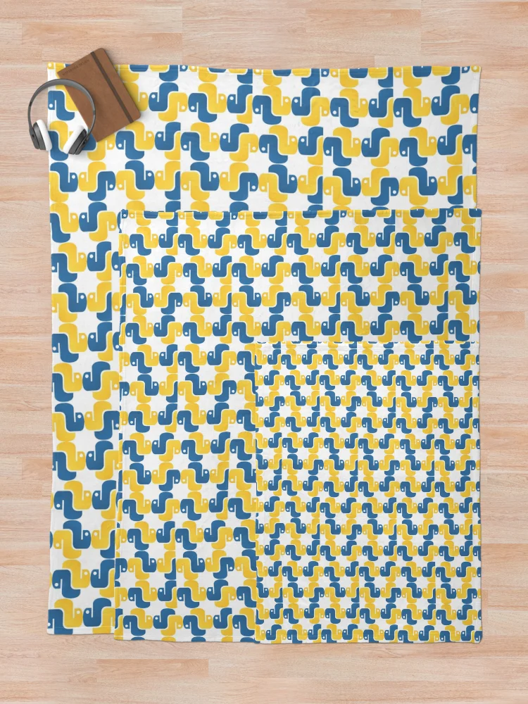 Thumbnail 5 of 6, Throw Blanket, python - pattern designed and sold by Indite.