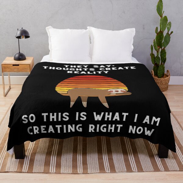 Item preview, Thoughts Create Reality - Dreamy Sloth designed and sold by Trucutruh.
