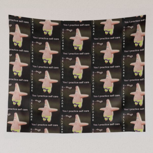 Item preview, Patrick Star Self Care Meme designed and sold by itskalymydudes.