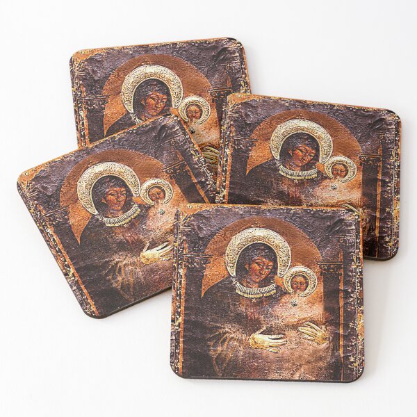 Item preview, Icon of the Blessed Virgin Mary by Luke the Evangelist at Monastery of Saint Mark Catholic Church designed and sold by hispanicworld.