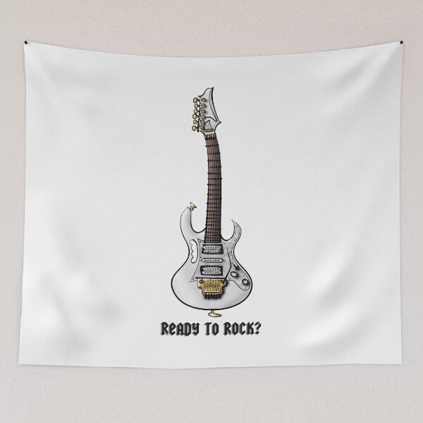 Item preview, Are you ready to rock electric guitar caricature designed and sold by Mario Cehulic.