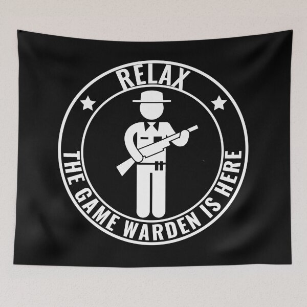 Item preview, Relax Game Warden is here designed and sold by Teelogic.