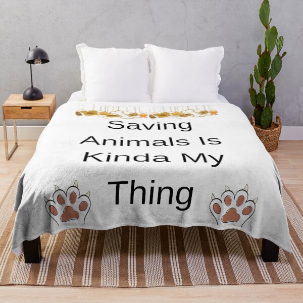 Item preview, Saving Animals Is Kinda My Thing,Cute Animal Rescue designed and sold by piskwi.