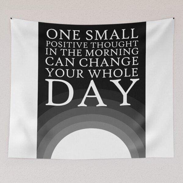 Item preview, One Small Positive Thought Quote Art Design Inspi designed and sold by vividpixelusa.
