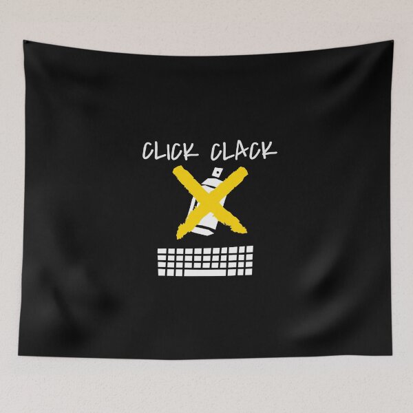 Item preview, Click clack, don't spray, hack designed and sold by GraphicTeesSuck.