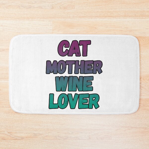 Item preview, Cat mother, wine lover designed and sold by yoshra.