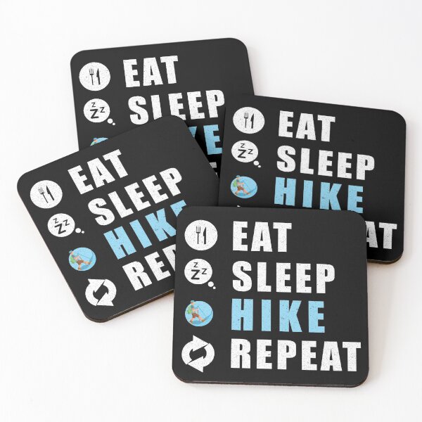 Item preview, Eat Sleep Hike Repeat designed and sold by Bend-The-Trendd.