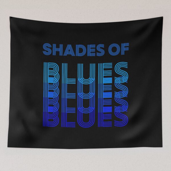 Item preview, Shades of blues for social dancing, blues music, blues dance designed and sold by NaughtyGoose.
