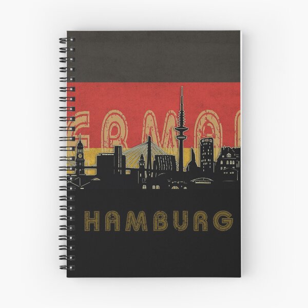 Item preview, hamburg skyline flag designed and sold by BekimART2.