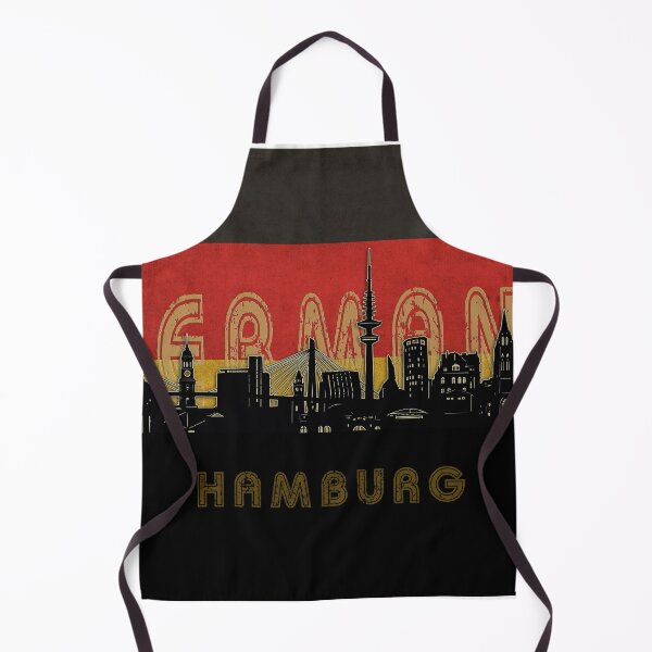 Item preview, hamburg skyline flag designed and sold by BekimART2.