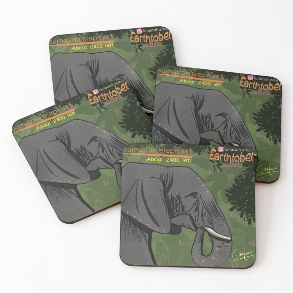 Item preview, Sumatran Elephant designed and sold by -lunaoak.