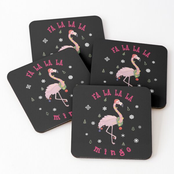 Item preview, Fa La La Flamingo Christmas designed and sold by Creativenetic.