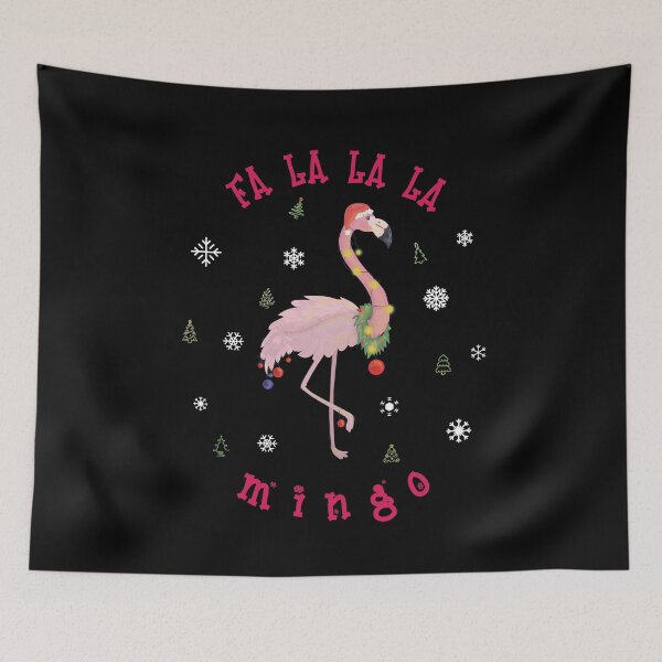 Item preview, Fa La La Flamingo Christmas designed and sold by Creativenetic.