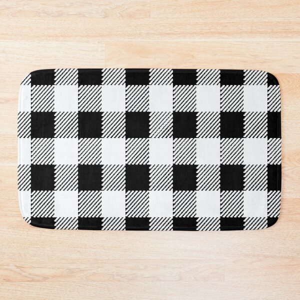 Item preview, white and black plaid pattern designed and sold by virilamissa.