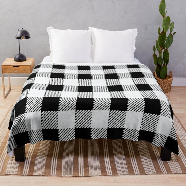 Item preview, white and black plaid pattern designed and sold by virilamissa.