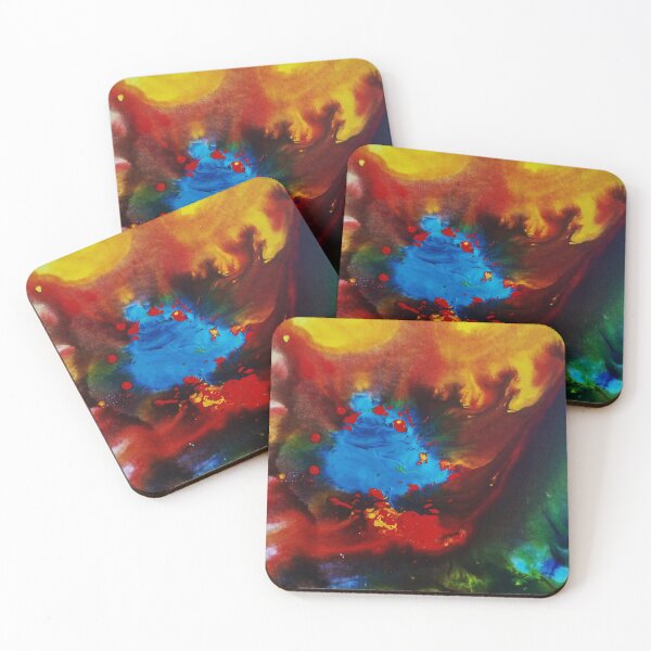 Item preview,  Abstraction in red and green Rosina 5 designed and sold by bernd49.