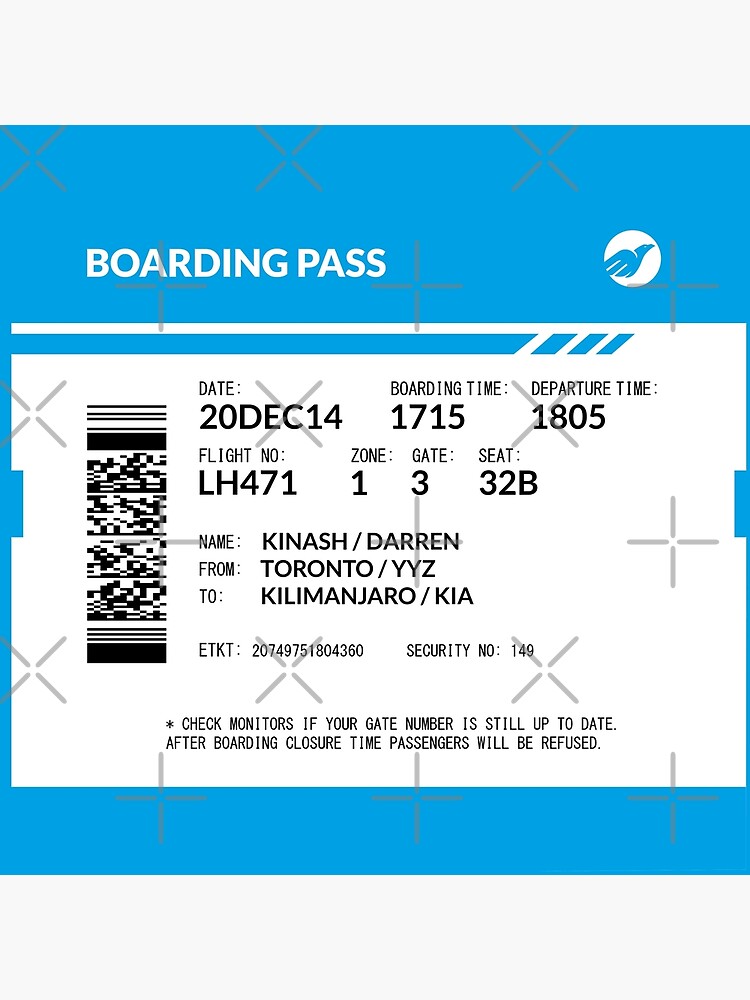 Boarding Pass DK1 by twgcrazy