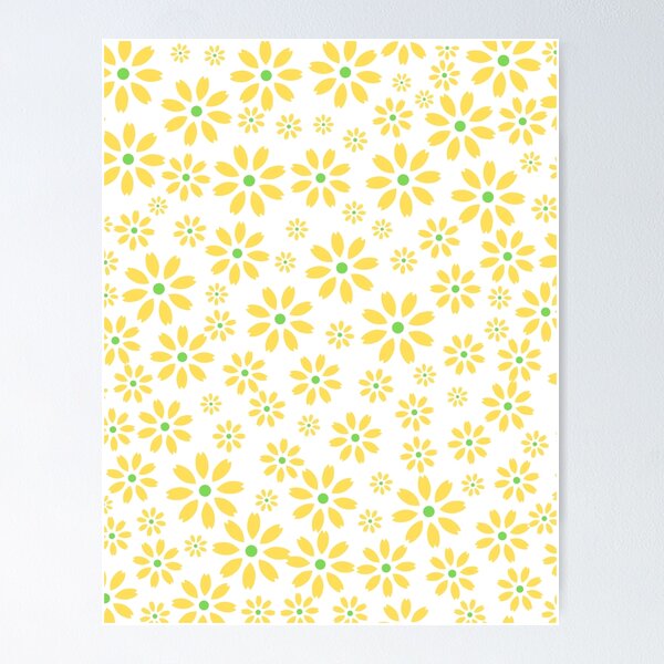 Item preview, Daisy Daisy Yellow designed and sold by InteriorTherapy.