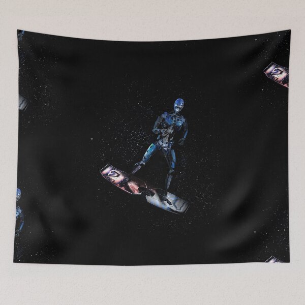 Item preview, Robot Skating in Space designed and sold by cannevas.