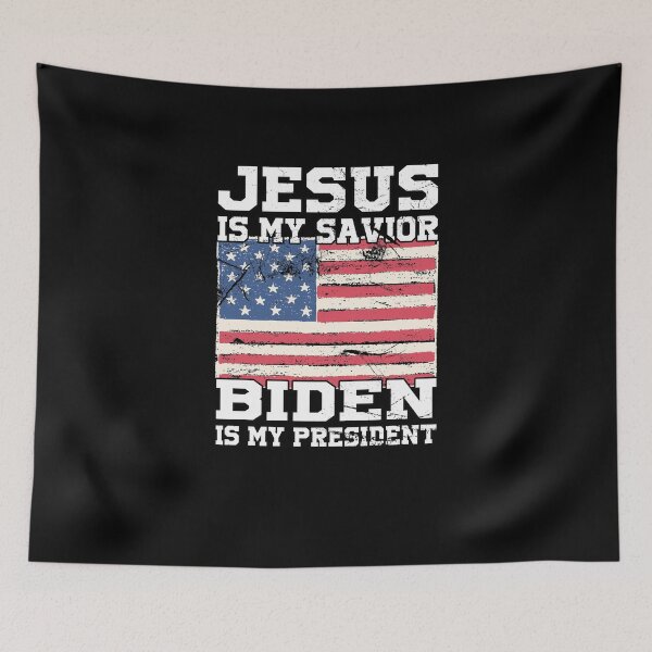 Item preview, Jesus Is My Savior Biden Is My President Christian Vintage designed and sold by trendo.