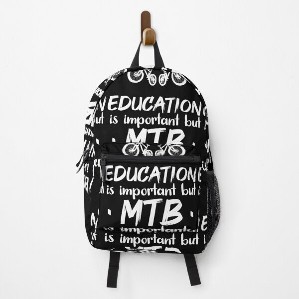 Item preview, Education Is Important But MTB Is Importanter Biking designed and sold by jacks-tees.