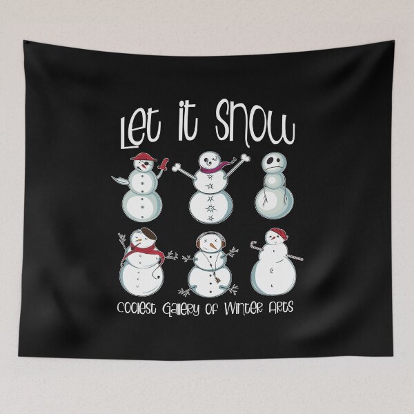 Item preview, Let it snow Jezzy Snowman Winter Arts designed and sold by Kalli-design.