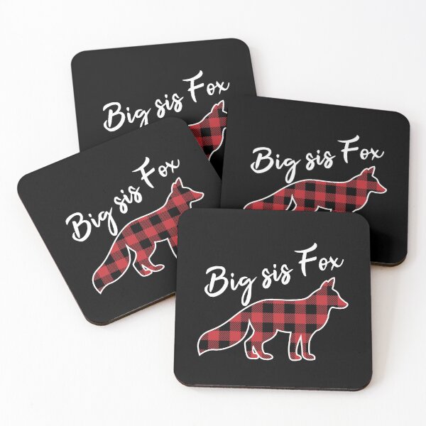 Item preview, CHRISTMAS FOX FAMILY MATCHING, FOX BIG SISTER , RED AND BLACK PLAID, BUFFALO PLAID, CHRISTMAS PAJAMA BIG SIS designed and sold by TheFirstOne.