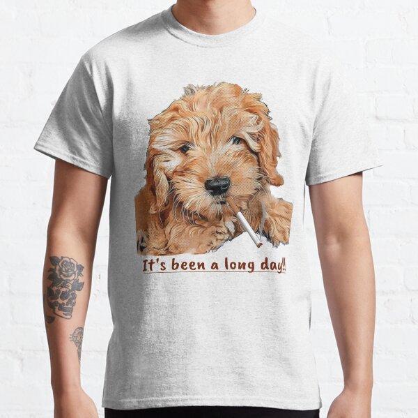 It's Been A Long Day Doodle - Goldendoodle tired Classic T-Shirt