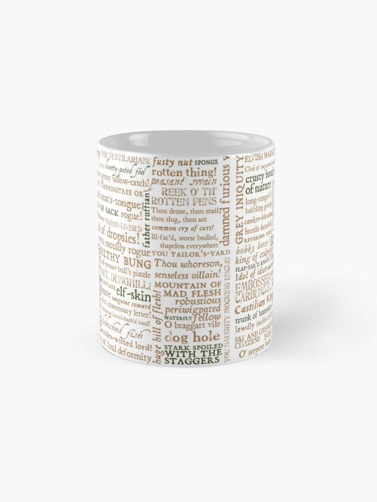 Alternate view of Shakespeare's Insults Collection - Revised Edition (by incognita) Coffee Mug