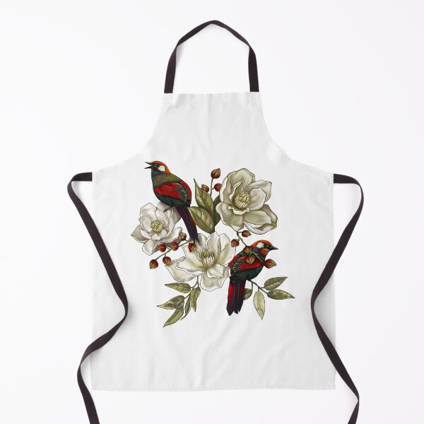 Item preview, Magnolia with Finches birds illustration designed and sold by Dobrix.