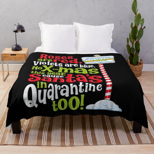 Item preview, Funny Santa in quarantine poem designed and sold by Bubsart78.