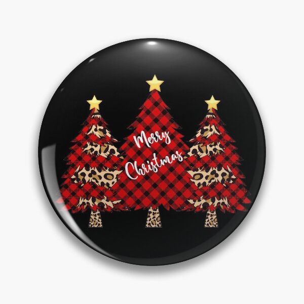 Item preview, Merry Christmas Tree Checkered Leopard designed and sold by REApparelCo.