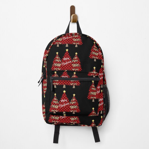 Item preview, Merry Christmas Tree Checkered Leopard designed and sold by REApparelCo.