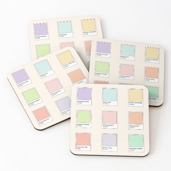 Item preview, Aesthetic Pastel Color Cards  designed and sold by DesignStory.