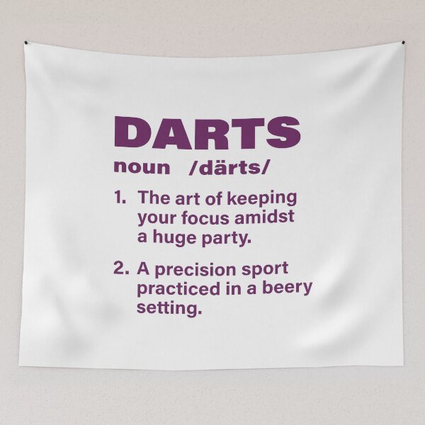 Item preview, Funny Darts Definition designed and sold by OmmeDesigns.