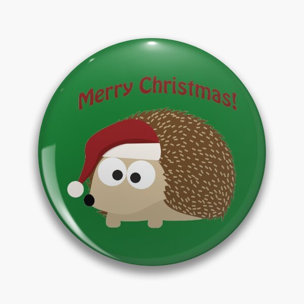 Artikelvorschau, Fröhliche Weihnachten! Santa Igel entworfen und verkauft von Hedgie Designs.