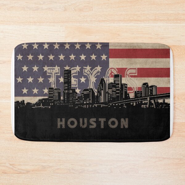 Item preview, houston skyline flag designed and sold by BekimART2.