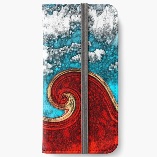 Red Tide iPhone Wallet