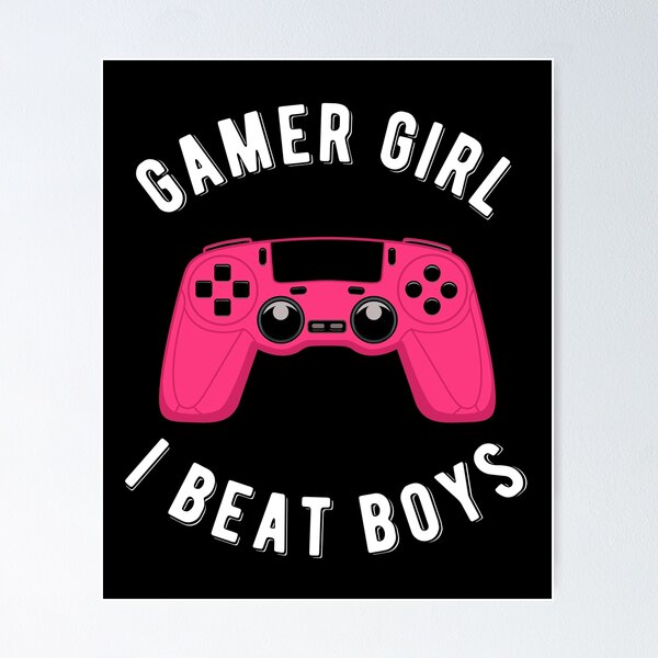 Artikelvorschau, Gamer Girl Ich habe Jungs Gaming Gift geschlagen entworfen und verkauft von MGO-Design.