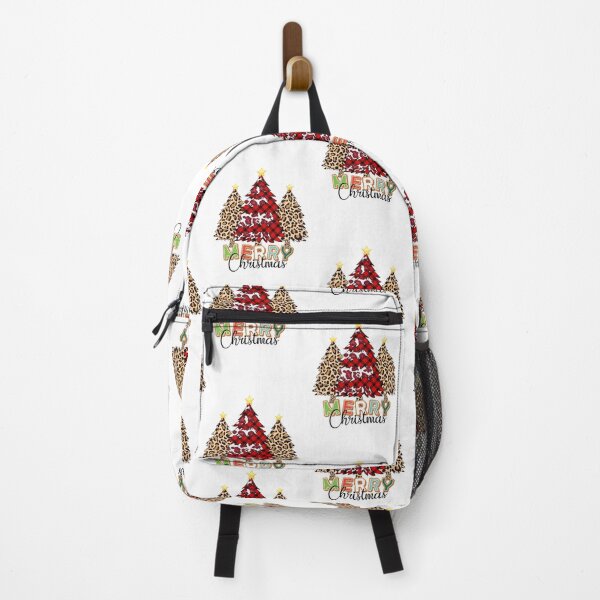 Item preview, Merry Christmas Tree Checkered Leopard v.2 designed and sold by REApparelCo.